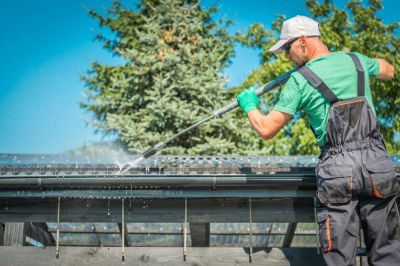 Power Wash the Roof